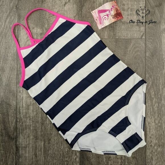 Kanu Surf Layla Beach Sport Banded One Piece Swimsuit Size 4 - Picture 3 of 4